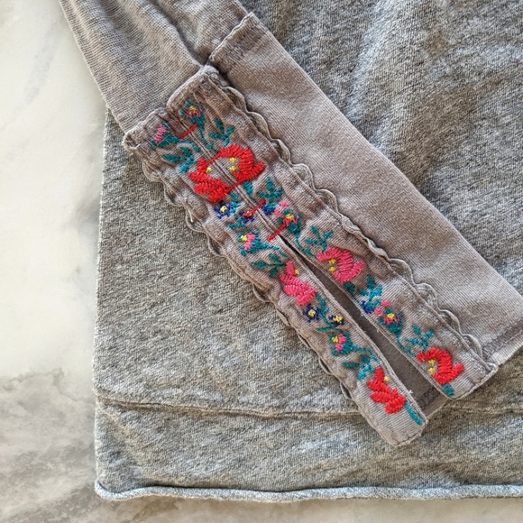 Free People Floral Cuff Henley Tunic - Picture 3 of 3